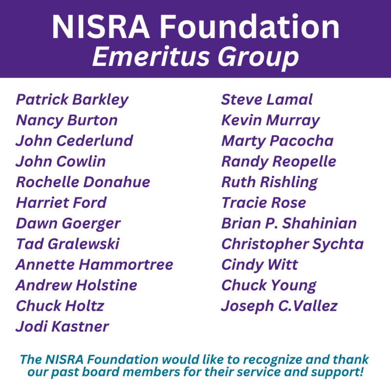 NISRA Foundation Emeritus Group
