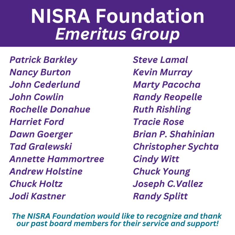 NISRA Foundation Emeritus Group