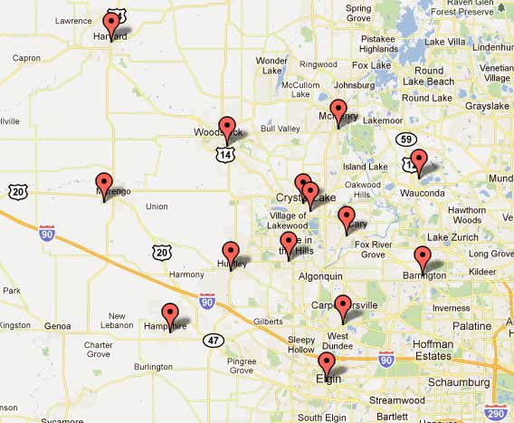 NISRA districts map